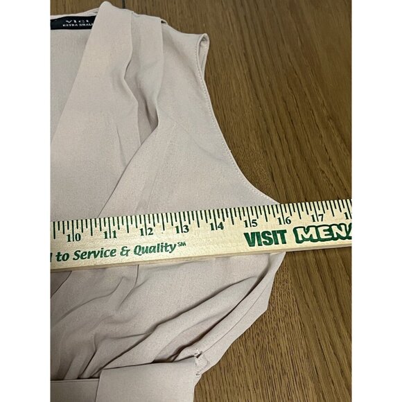 Vici Pants Romper Jumper Size Small Zipper Classic Event Wedding Guest Party - Picture 5 of 15